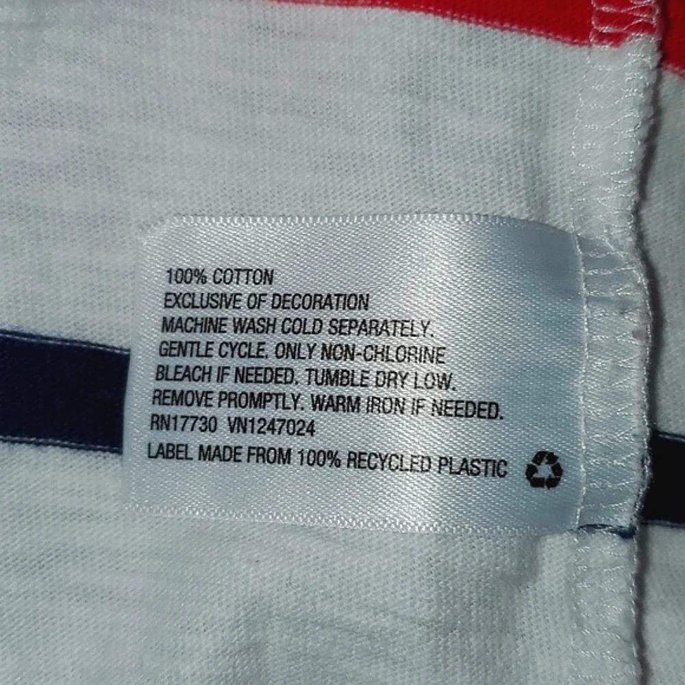 Vineyard Vines for Target Red, White, and Blue, Striped Romper Size Medium - Picture 3 of 8